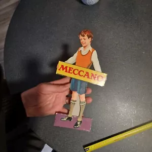 MECCANO carton publicitaire ORIGINAL pour vitrine de magasin n° 3 - Photo 1/6