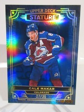 2022-23 UD STATURE BLUE FOIL CALE MAKAR #27/35