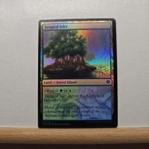 Tangled Islet LAND COMMON FOIL 258/281 MTG Magic the Gathering Dominaria United - Picture 1 of 2