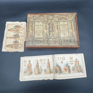 Set 10 bloques de construcción de piedra ancla/ancla Richter's Steinbaukasten 1880 con libro - Imagen 1 de 7