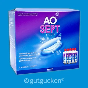 AoSept Plus 5 x 360ml Pflegemittel Peroxidlösung von Alcon - Bild 1 von 1