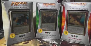 Commander 2013 Set of 3 Decks, English, Sealed, Magic the Gathering MTG - Picture 1 of 12