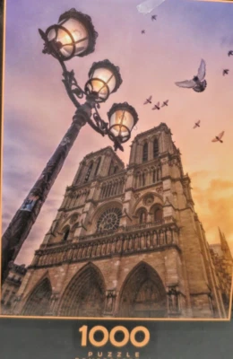 Buffalo The Wonders of Notre Dame Puzzle 1000PCS Cathedral Paris Gothic New - Image 1 of 4