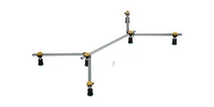 poresta systems Duschwannenfuß Ferroplast D6 Mini XL Höhenverstellbereich 87-...