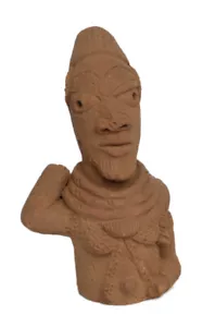Statuette Stil Nok Nigeria 19 CM Terrakotta Afrikanisch Afrika Art Erster #16819 - Imagen 1 de 4