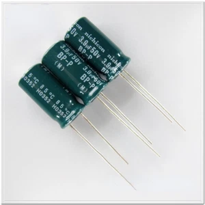 Condensador electrolítico no polar audio nichicon BP-P (DB) serie 3,9uF/50V 5 piezas - Imagen 1 de 2