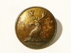 Gilt Livery Button Left Facing Stag Head Firmin #L94