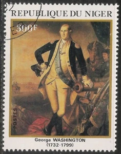 Niger #577 (A173) VF USED - 1982 300fr George Washington (1732-1799) - Picture 1 of 1