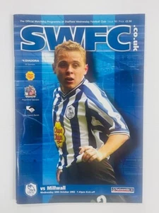2002/03 SHEFFIELD WEDNESDAY V MILLWALL 30-10-2002 DIVISION 1 - Picture 1 of 1