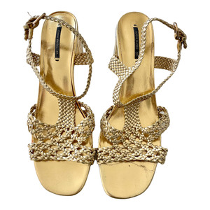 Las mejores ofertas en Sandalias Zara Dorado para Mujer | eBay