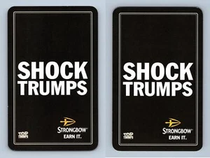 Title Card - Shock Trumps 2013 Winning Moves Strongbow Top Trumps Card - Picture 1 of 1