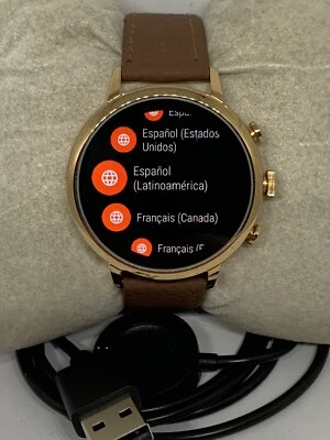 Fossil Gen 4 Authentic Digital Dial Smart Watch Custom Band FTW6018 ZA325 - Image 1 of 4