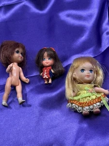 Vintage Liddle Kiddles HARRIET HELIDIDDLE Puppe Lot 2 Liz Medaillon Mattel 60er - Bild 1 von 14