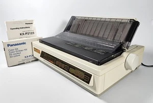 Panasonic KX-P2123 Quiet Dot Matrix Printer With Color kit, User Manual -Bundle - Picture 1 of 7