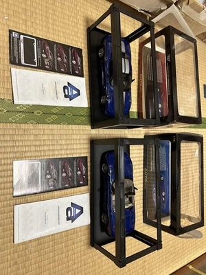 Auto Art 1/18 Chevrolet Corvette C6 / blu navy set di 2 unità - Immagine 1 di 4