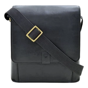 Aiden Genuine Leather Medium Crossbody Men/Women Shoulder Messenger Bag / Tra... - Picture 1 of 4