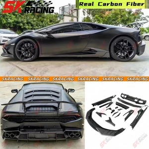 Kits de carrocería de alerón labio delantero trasero de fibra de carbono para Lamborghini Huracan LP610 - Imagen 1 de 36