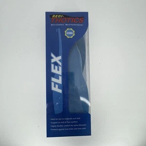 REDI-THOTICS FLEX Orthotics Flexible Insoles Size E Men 10-10.5 Women’s 11-11.5 - Picture 1 of 13