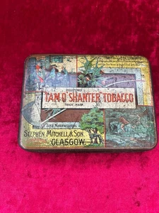 Antique Early 1900’s Tam O Shanter Tobacco Tin-Stephen Mitchell&son Glasgow - Picture 1 of 3