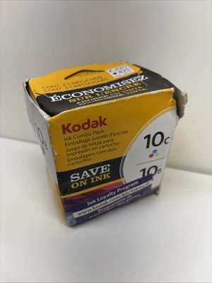 KODAK 10C COLOR 10B BLACK IN CARTRIDGE COMBO NEW IN BOX - Image 1 of 4