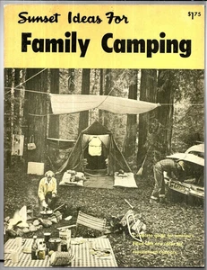 1957 Sunset Ideas for Family Camping First Edition Book Guide Vintage and Rare - Imagen 1 de 2