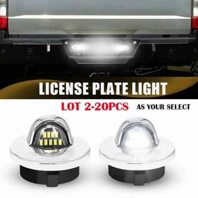 2-20X White LED Tag License Plate Light For 1991-2010 Ford Explorer Sport Trac C - Image 1 of 4