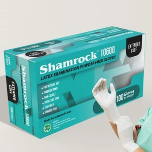 10600 Latex Examination Gloves - 7 mil, Powder-Free, Textured, Medical Use, E... - Bild 1 von 4