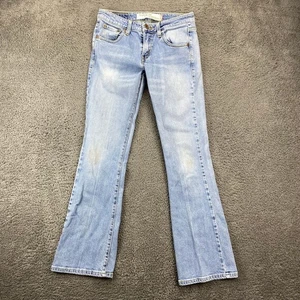 Levis 514 Superlow Boot Cut Jeans Womens Size 5M Light Wash Denim Blue - Picture 1 of 14