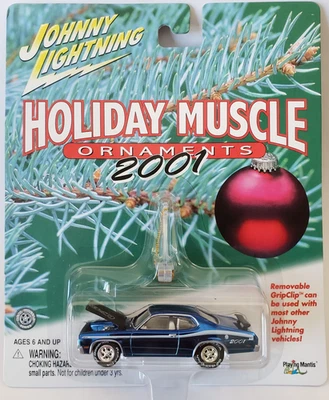 Johnny Lightning 1971 年普利茅斯掸子 340 假日肌肉摆件 2001 年 1: 64 — 第 1/4 张图片
