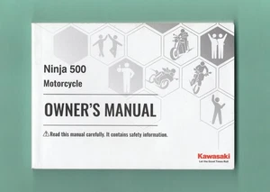 2025 Kawasaki Ninja 500 Owners Manual 99814-0067 - Foto 1 di 2