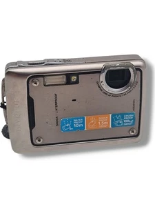 ⚡Cámara digital Olympus Underwater Mju 770 SW 7.1MP plata probada⚡ - Imagen 1 de 18