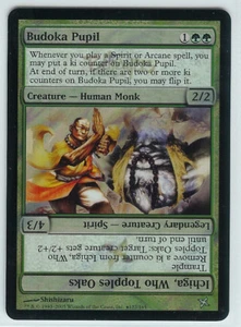 MTG Magic FOIL DCI _ Betrayers Promo _ BUDOKA PUPIL - Picture 1 of 1