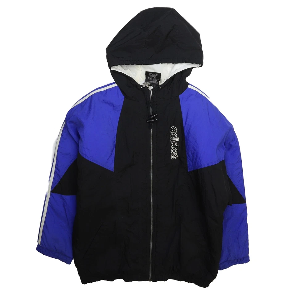 Винтажный Adidas пуховик куртка молодежный размер XL 90-х - Изображение 1 из 4