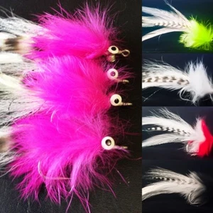 10 Saltwater Flies Introducing the"Pink Thing Now Available in 5 Vibrant Colours - Picture 1 of 1