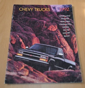 1992 Chevrolet Chevy Trucks Full Line Pickups Brochure Prospekt - Picture 1 of 11