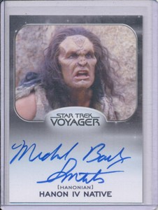Star Trek 50th Anniversary Autograph - Michael Bailey Smith as Hanon IV Native