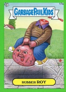 Garbage Pail Kids 2012 Green Parallel Base Card #17a Rubber Roy