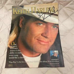 Signed Autographed Kieth Harling 8x10 Color Photograph - Picture 1 of 1