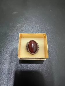 WOW ,,,Beautiful Large sterling silver men's ring size 11 super nice - Picture 1 of 4