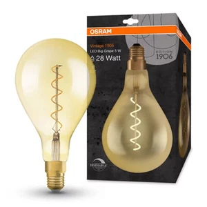 Osram LED Spiral Filament Birne A160 Vintage 4W E27 Gold extra warmweiß DIMMBAR - Bild 1 von 3