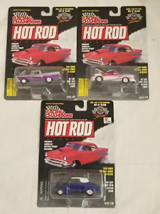 Lote de 3 Ford F-150, Ranchero y convertible Racing Champions Hot Rod Drag Racing - Imagen 1 de 2
