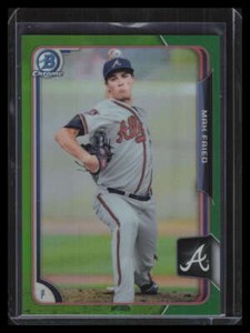2015 Bowman Chrome Prospects Green Refractor bcp188 Max Fried Rookie 31/99