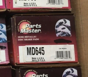 FRONT Brake Pads;  Parts Master # MD-645; Fits Mercedes-Benz 1994-1998 - Picture 1 of 1