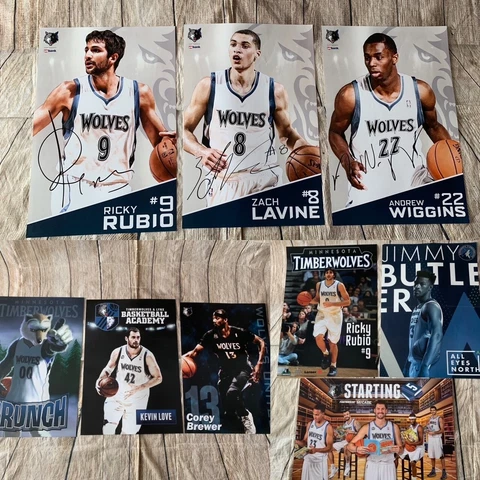 Minnesota Timberwolves SGA 9 Different Player Poster Lot Crunch Love Rubio Cover