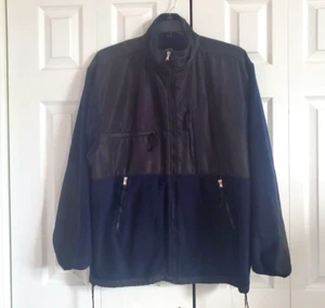 Beverley Hills Polo Club XL Utility Jacket Black/Blue Full Zip Fleece Pockets - Picture 1 of 14