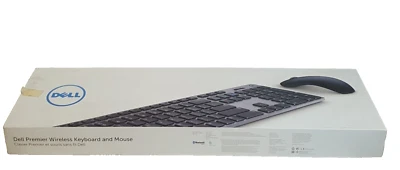 New Dell Premier Wireless Keyboard and Mouse - KM717-GY-CAN MU Sealed French Can - Image 1 of 4