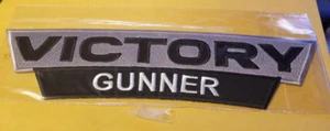 Parche bordado Victory Motorcycles Gunner Rocker 3x11,5" - Imagen 1 de 3
