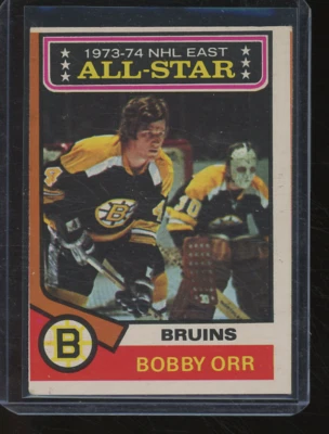 1973-74 年 OPC East All Star 波士顿棕熊队 Bobby Orr #130 1969-70 全明星 — 第 1/2 张图片