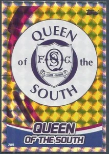 TOPPS MATCH ATTAX SPL-2017-18- #289-QUEEN OF THE SOUTH TEAM BADGE-SILVER FOIL - Picture 1 of 1