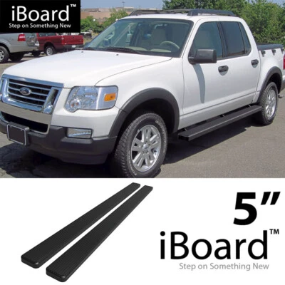 iBoard Stainless Steel 5" Running Boards Fit 07-10 Ford Explorer Sport Trac - Image 1 of 4